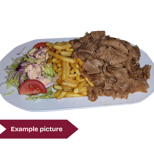 Kebab with fries 🍟
