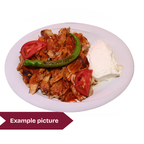Iskender chicken kebab