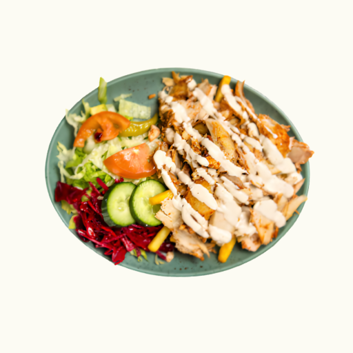 Chicken shawarma (curry mayonnaise)