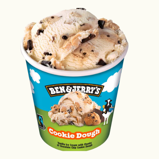 Ben & Jerry's Cookie Dough Vanilla Ice Cream