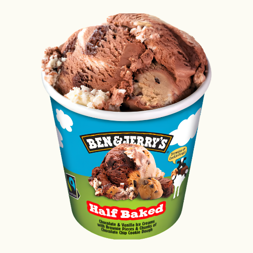 Ben & Jerry's Half Baked Ice Cream