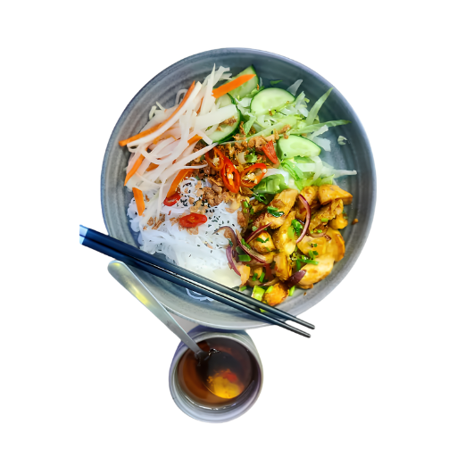 Bún nem ( Spring rolls with rice noodles) Veg