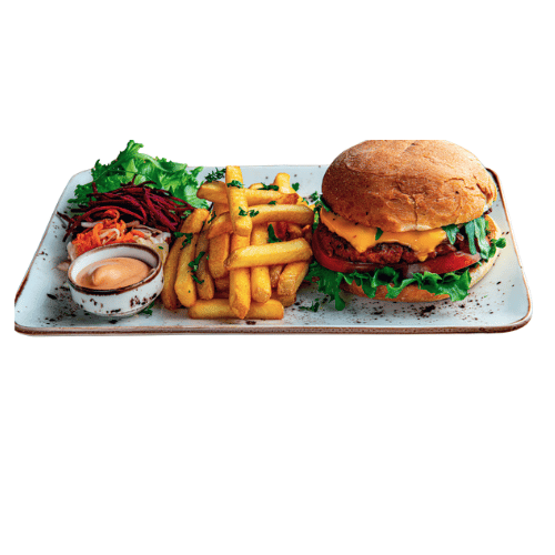 Crunchy Avocado Burger combo