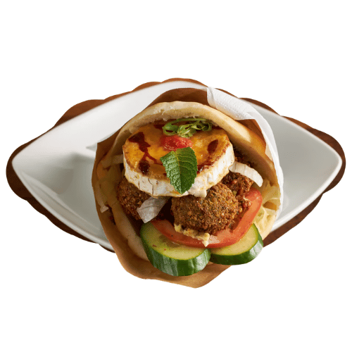 Falafel & Goat Cheese Pita