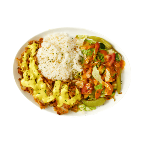Chicken Kebab with Rice