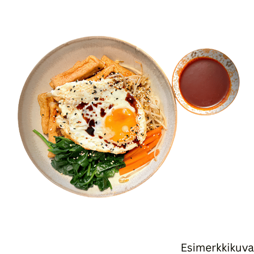 Korean Bibimbap & Tofu