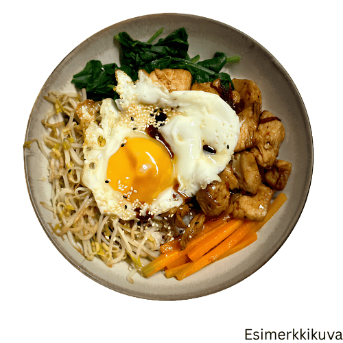 Korean Bibimbap & Chicken