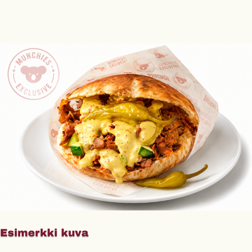Chicken kebab in bread