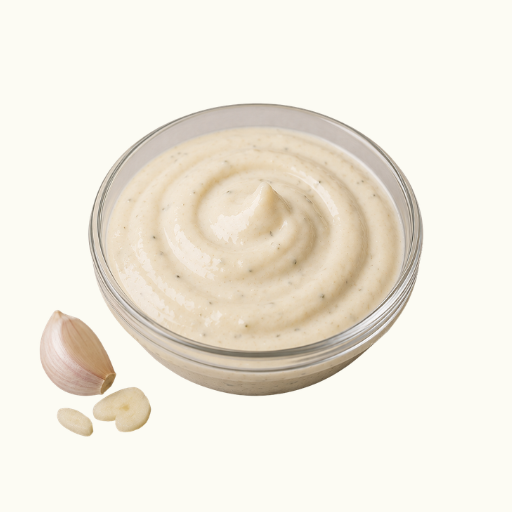 Vegan garlic mayonnaise