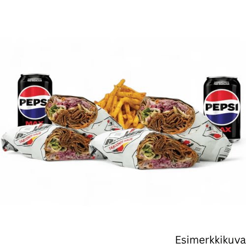 2 x Berlin Rolled Döner Bundles