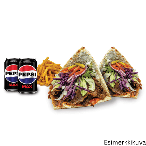 2 x Berlin-style bread kebab bundles