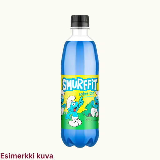 Smurffit Päärynälimonadi Sokeriton 0,5 L