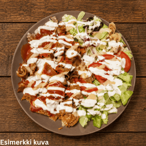 Vöner salaatilla
