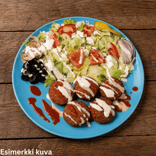 Falafel salaatilla