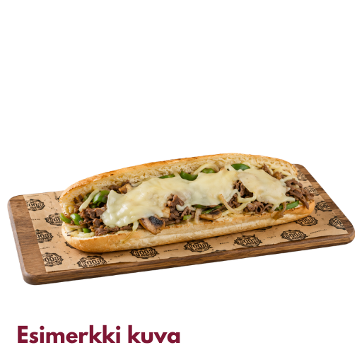 Triple Bite Cheesesteak