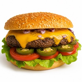 SPICY CHEDDAR JALAPEÑO DOUBLE BEEF