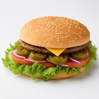 Chili Beef Burger Meal