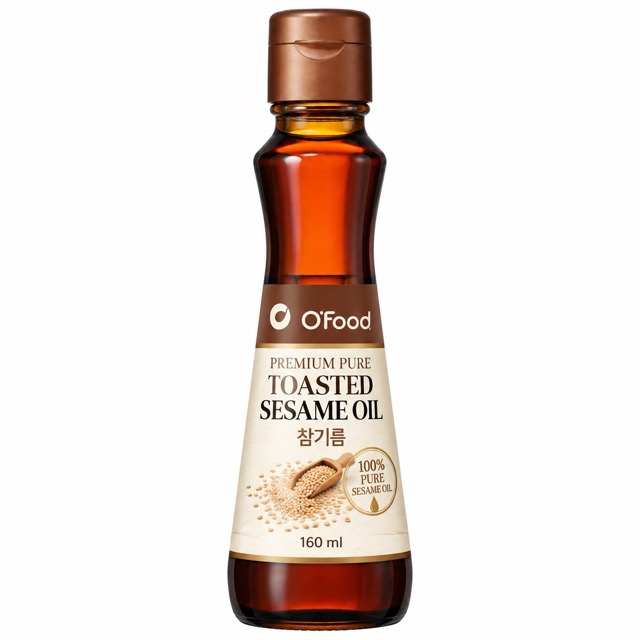 O'Food Premium Pure Toasted Sesame Oil 160ml