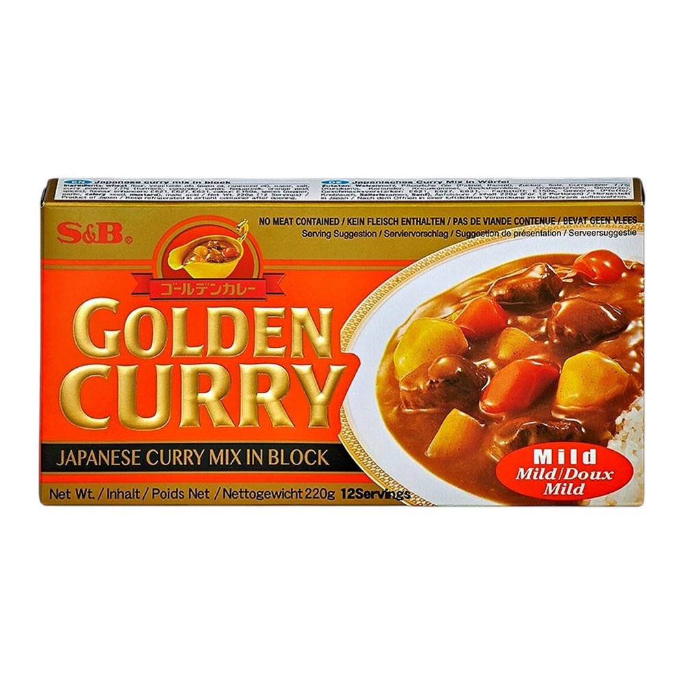 S&B Golden Curry Block Mild 220g