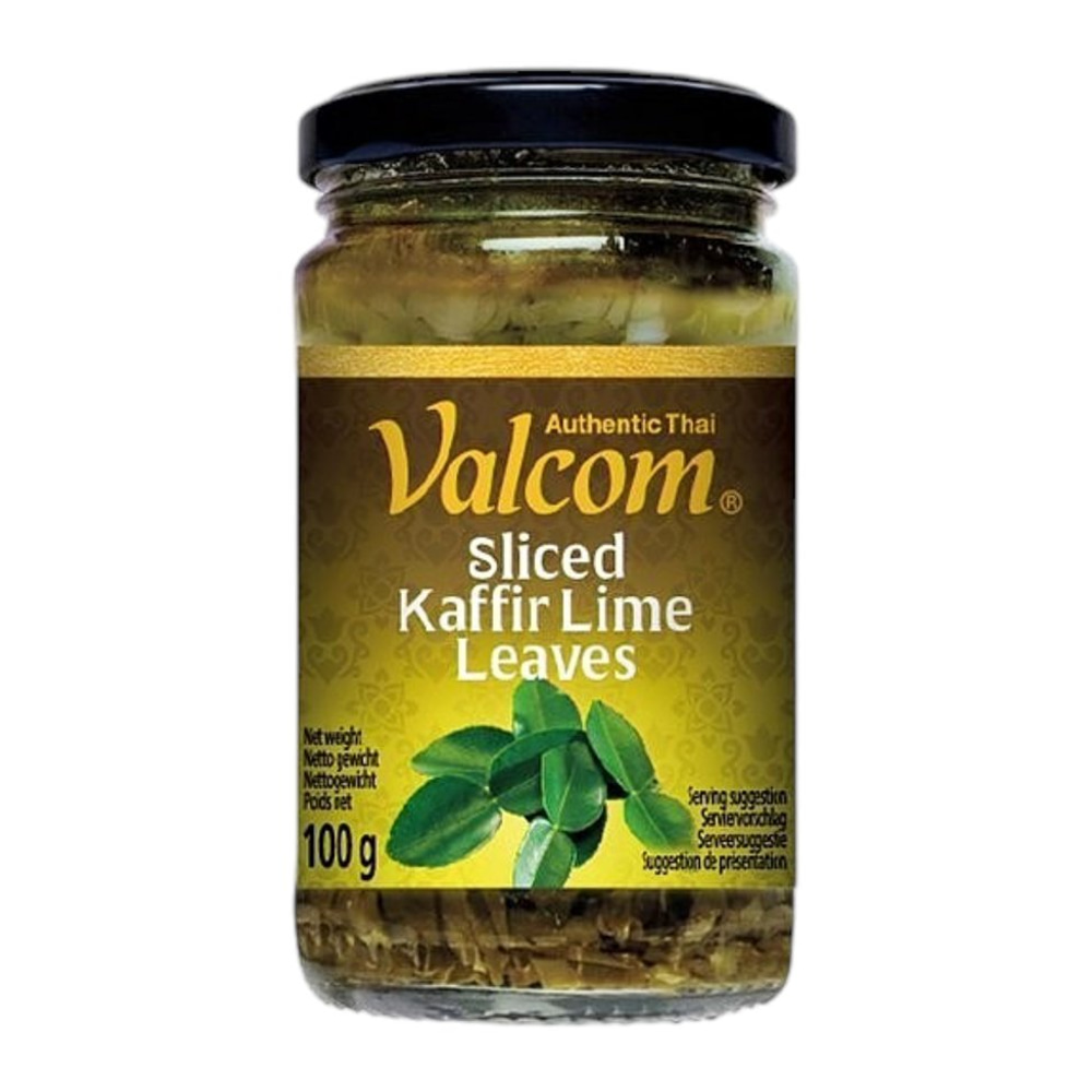 VALCOM Sliced Kaffir Lime Leaves in Water 100g