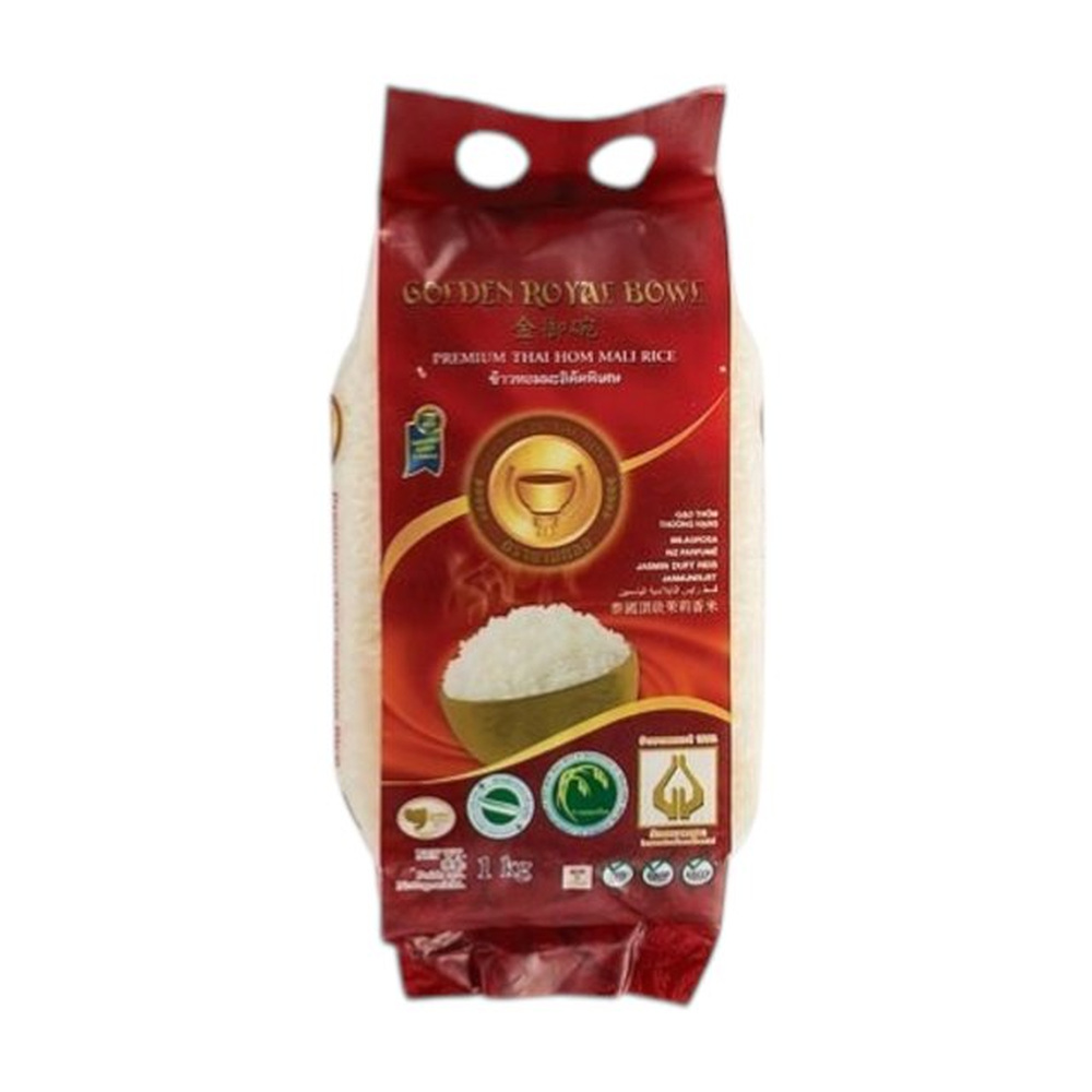 Golden Royal Bowl Premium Thai Hom Mali Jasmine Rice 1kg