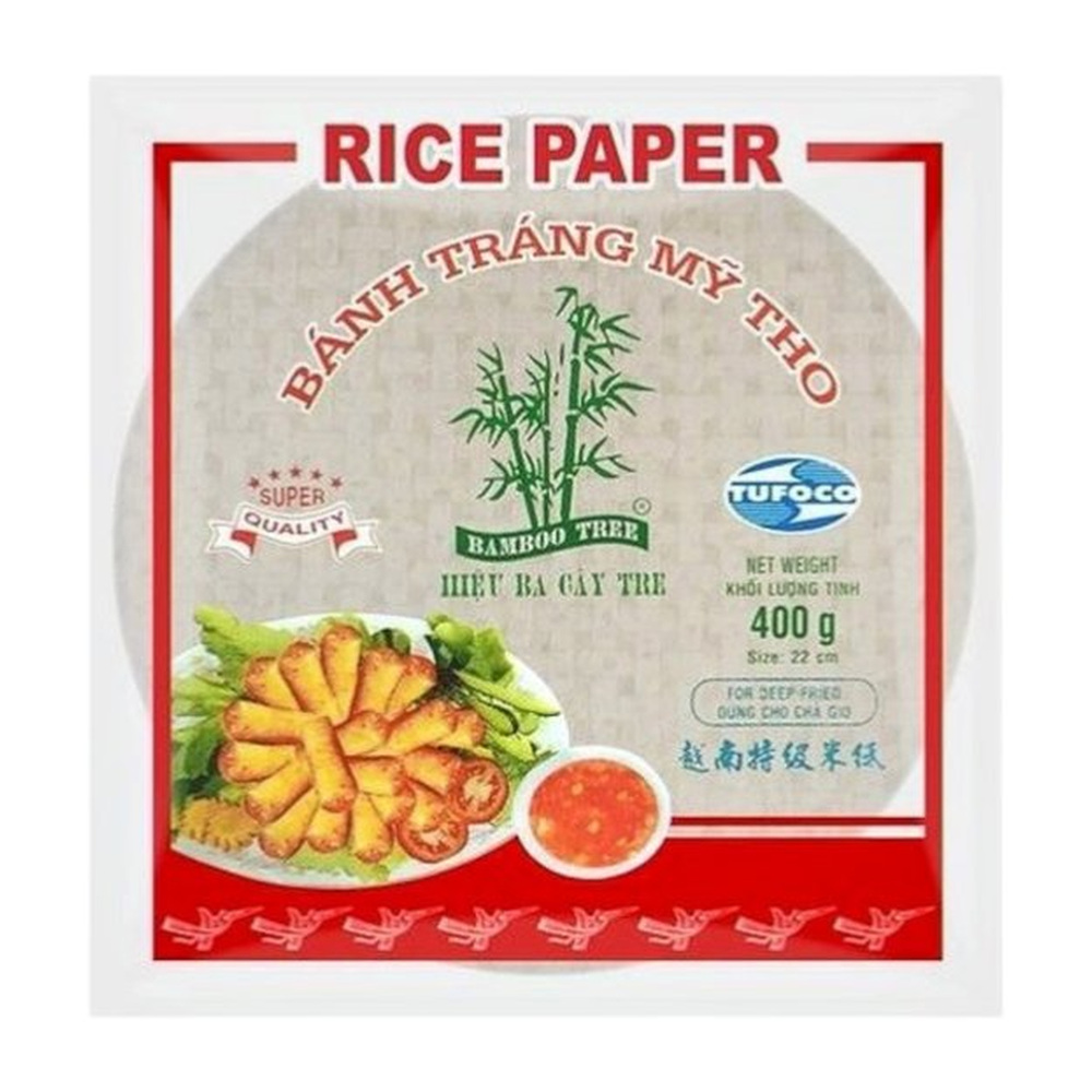 BAMBOO TREE Rice Paper Summer Roll Round 22 cm 400g