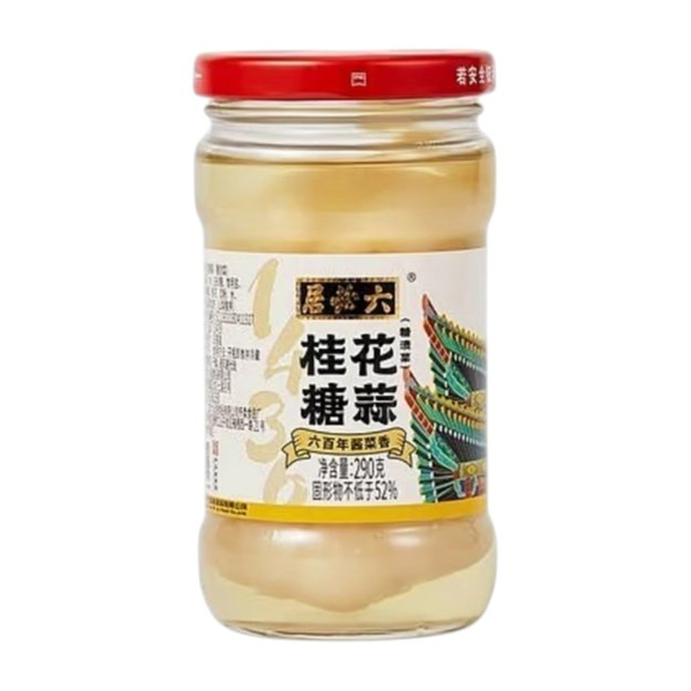 LiuBiJu Pickled Garlic in Sweet Sour Osmanthus Syrup 290g