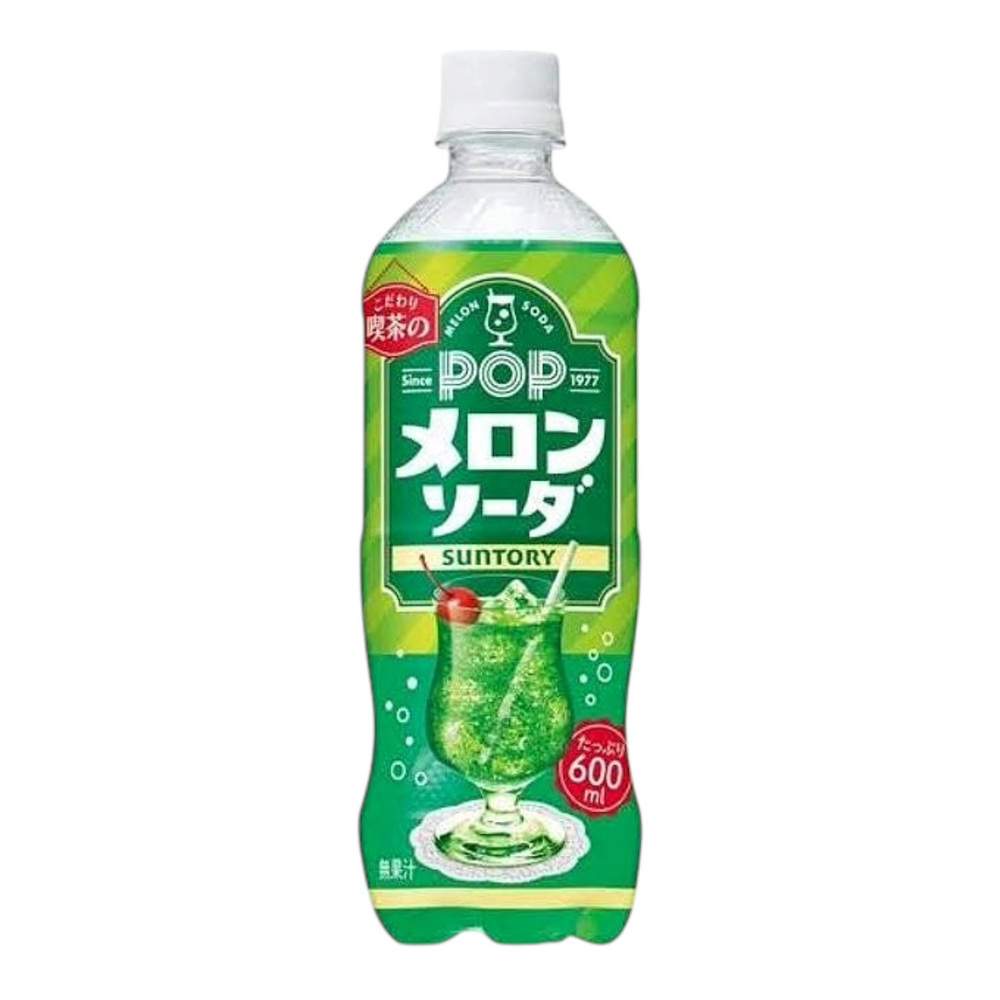 SUNTORY POP Melon Soda 600ml