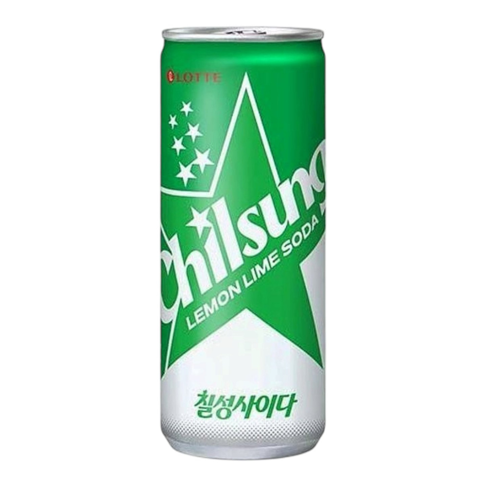 LOTTE Chilsung Lemon Lime Soda Drink 250ml