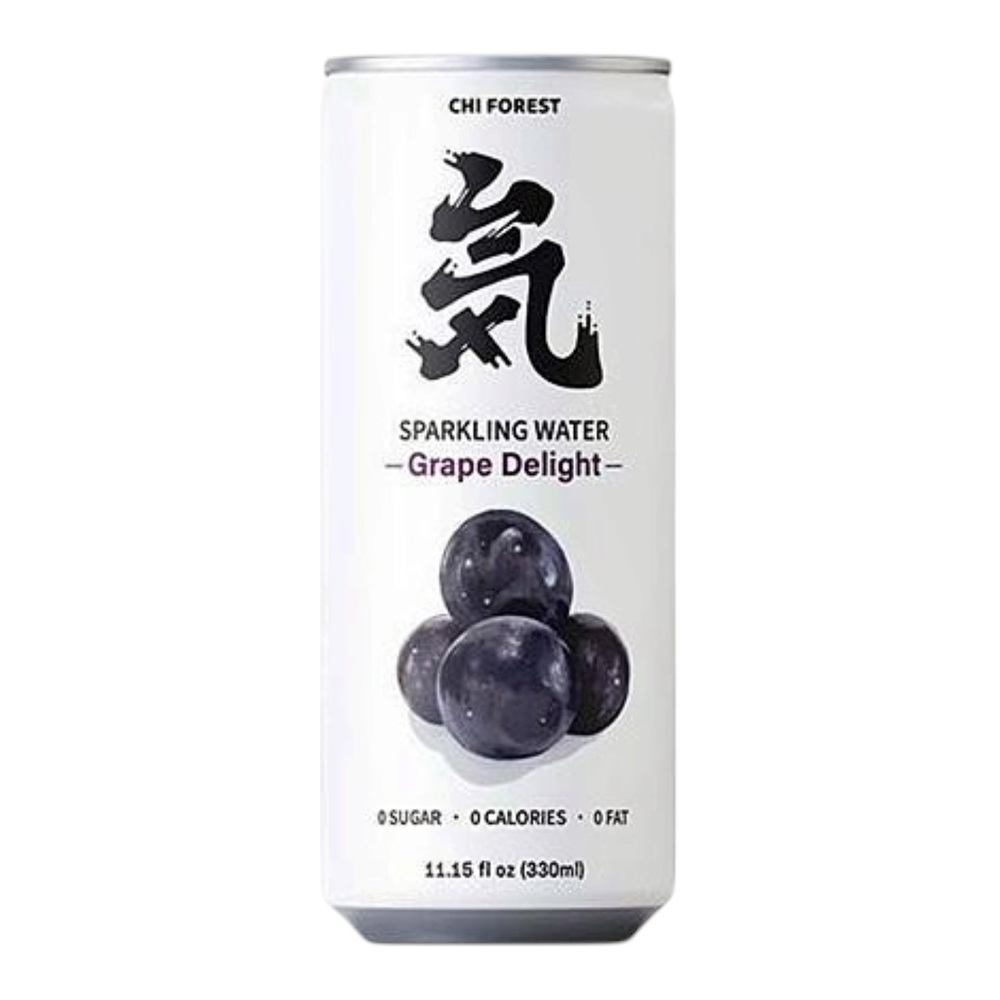 CHI FOREST Sparkling Water Grape Flavor 330ml