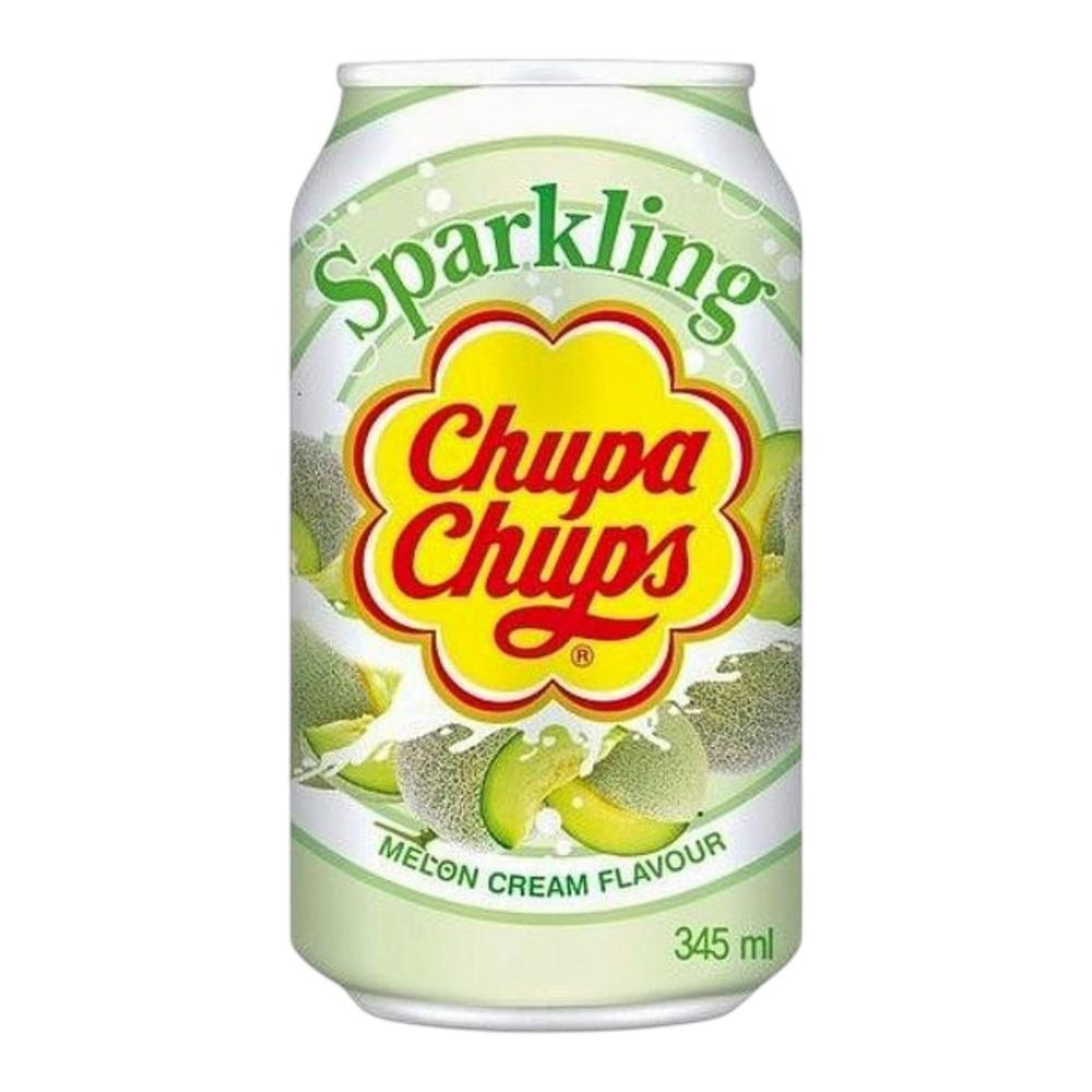 Chupa Chups Sparkling Drink Melon Cream 345ml