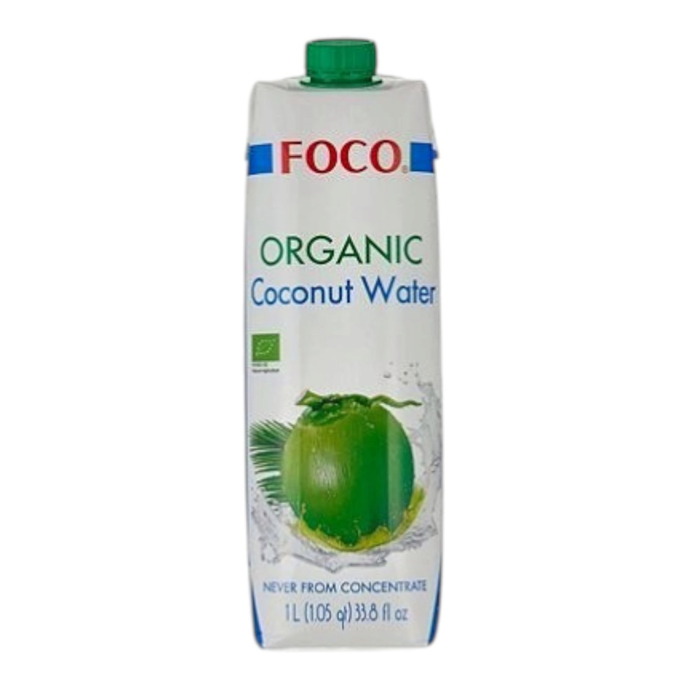FOCO Organic Pure Coconut Water 1L