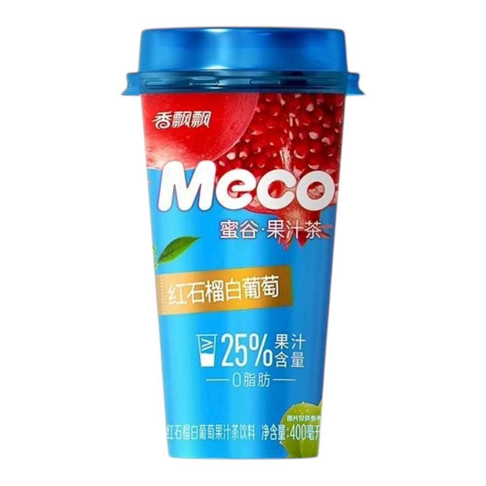 MECO Fruit Oolong Tea Pomegranate & Grape Flavor 400ml