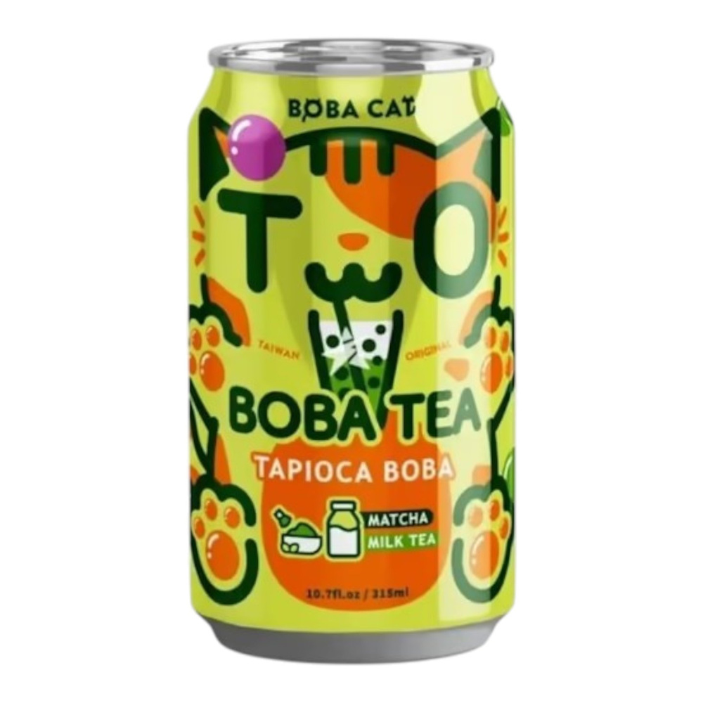 BobaCat Boba Tea Matcha Flavor 315ml