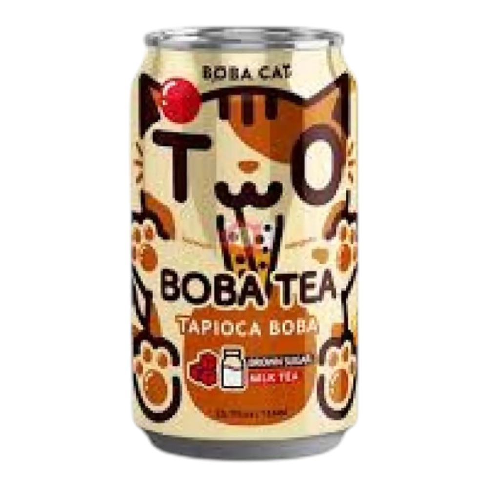 BobaCat Boba Tea Brown Sugar Flavor 315ml