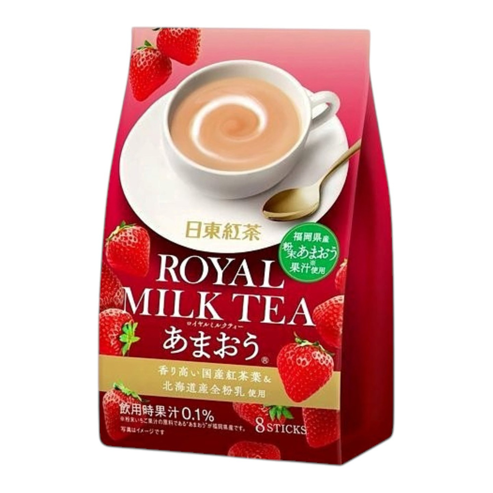 Nittoh Instant Milk Tea Strawberry Flavor 112g
