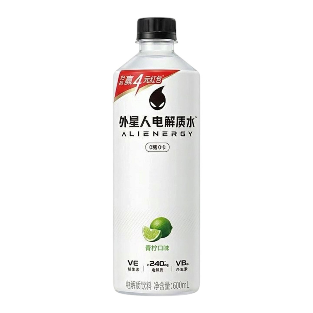 Genki Forest Alienergy Electrolyte Water Lime Flavor 600ml