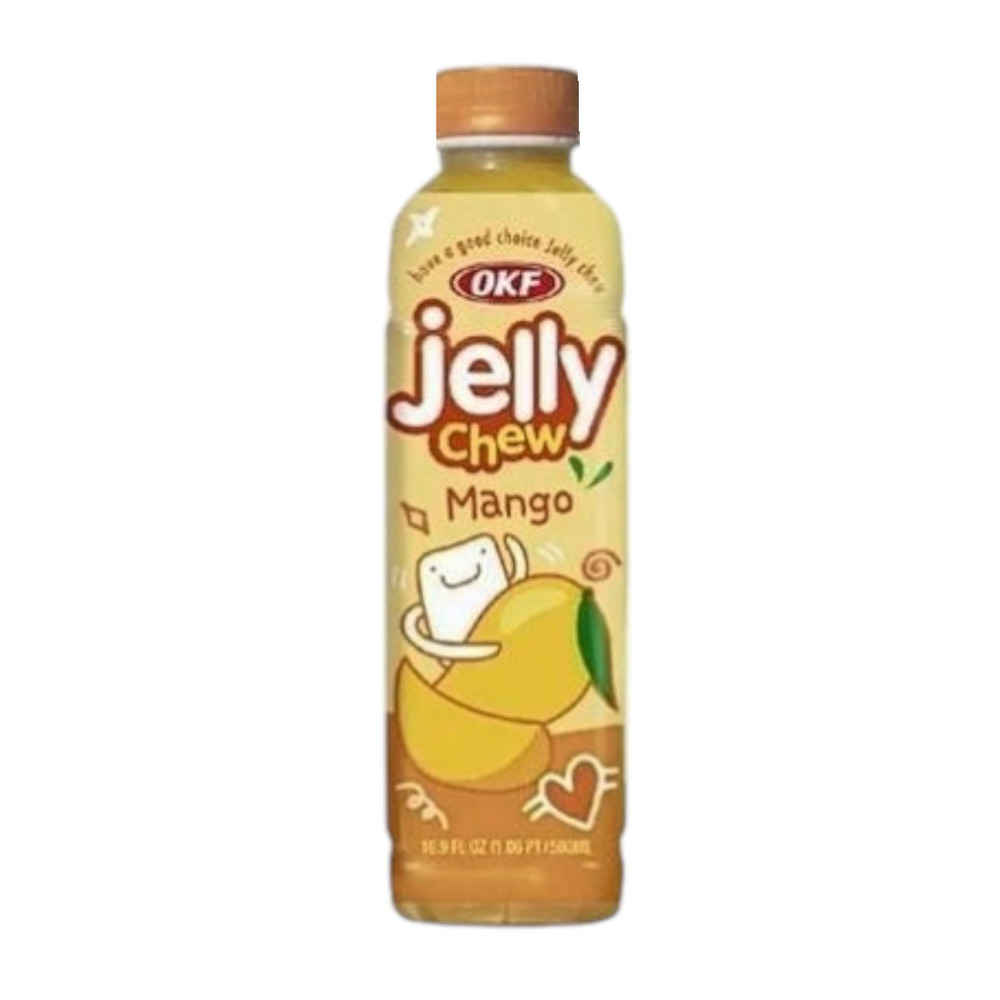 OKF Jelly Chew Mango Nata de Coco Drink 500ml