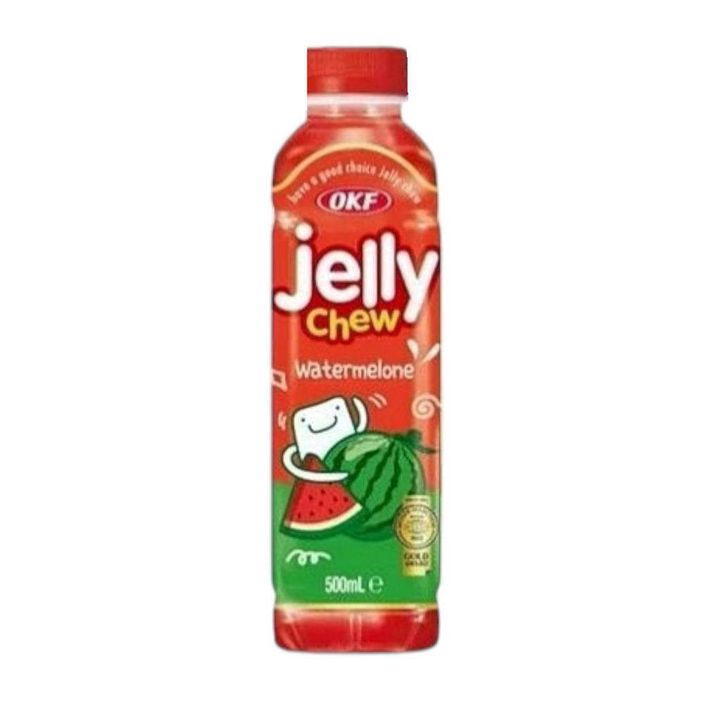 OKF Jelly Chew Watermelon Nata de Coco Drink 500ml