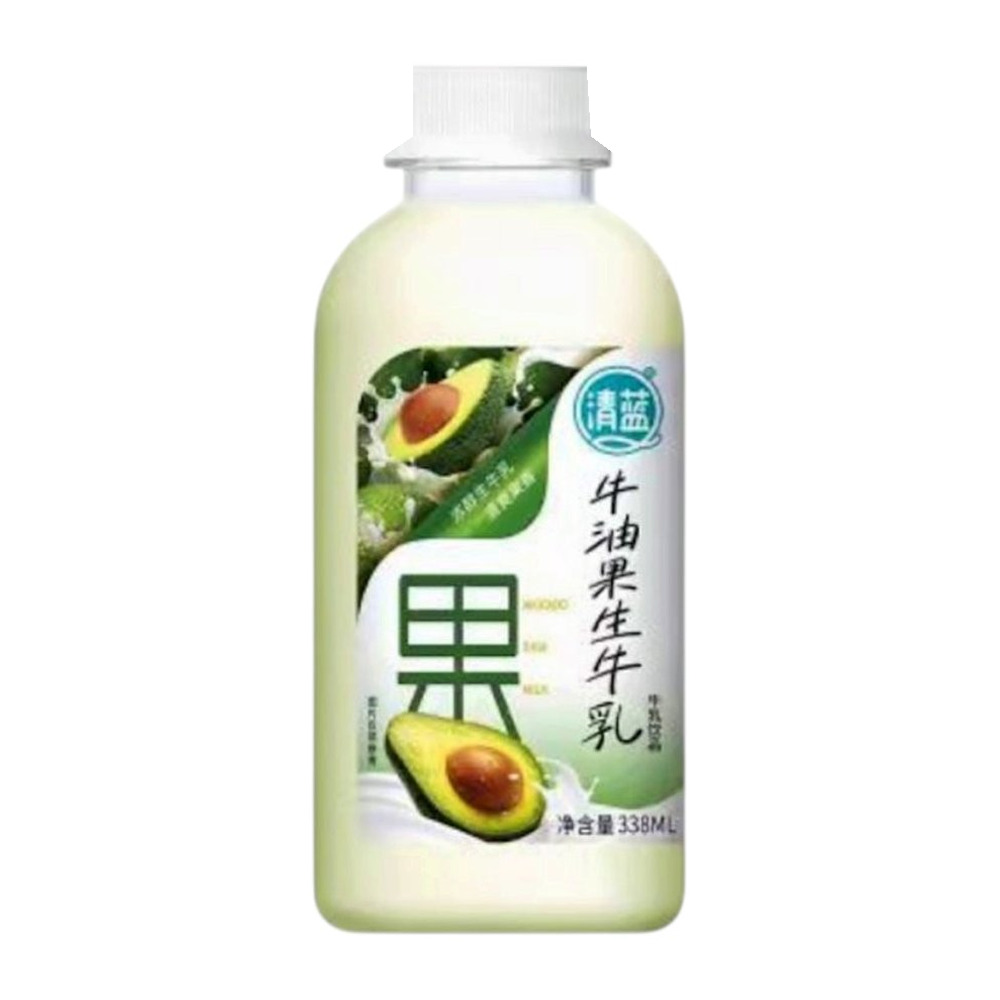 Qinglan Avocado Raw Milk Drink with Nata de Coco 338ml