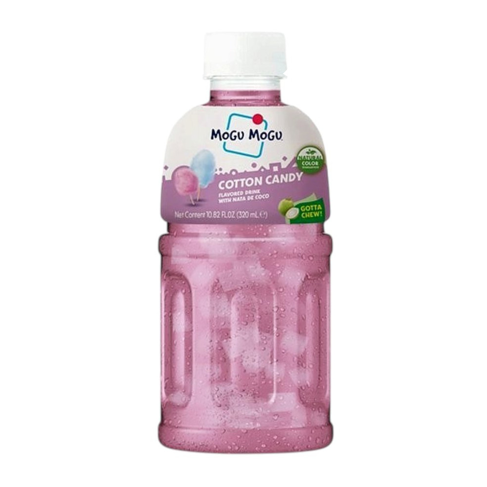 Mogu Mogu Cotton Candy Drink with Nata De Coco 320ml