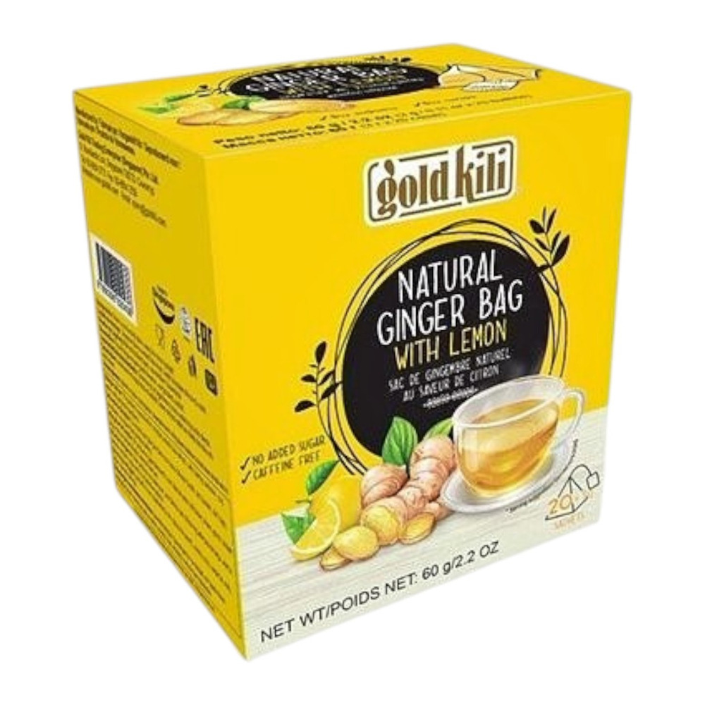 Gold Kili Natural Lemon Ginger Tea 60g