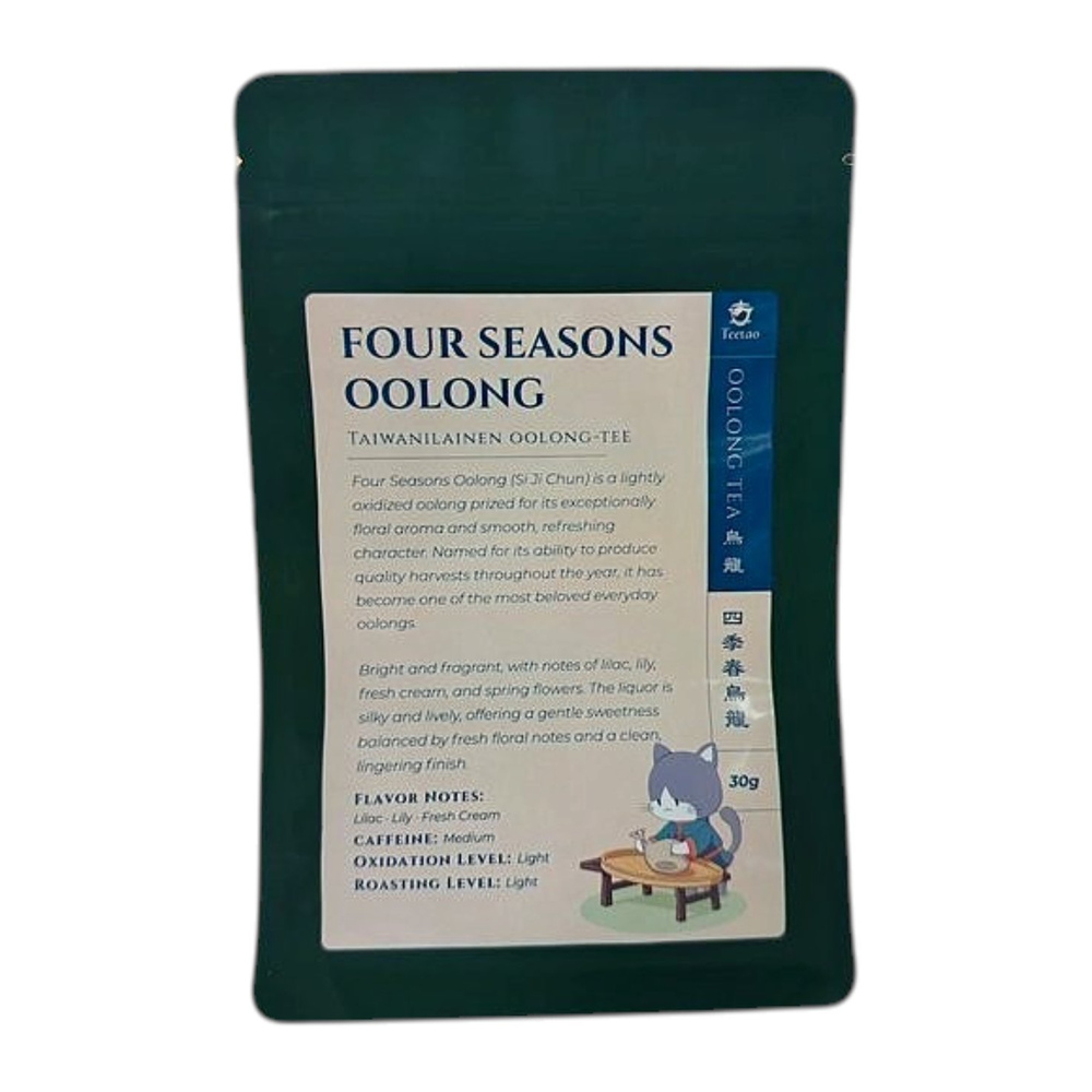 Teetao Teehuone Four Seasons Taiwan Oolong Tea 30g