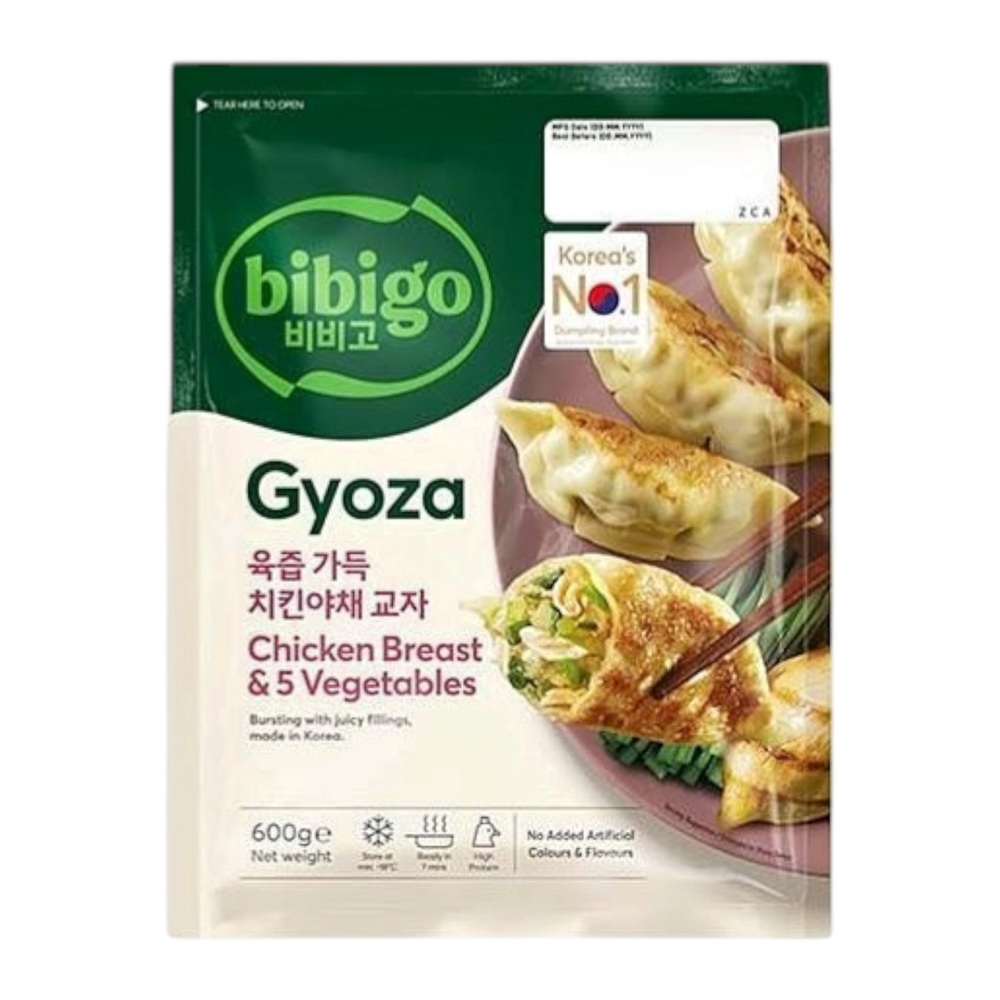 BIBIGO Gyoza Chicken Breast & 5 Vegetables 30 PCS 600g