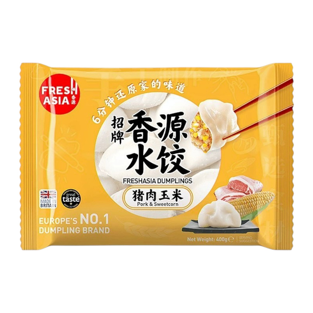 FRESHASIA Pork & Sweetcorn Dumplings 400g
