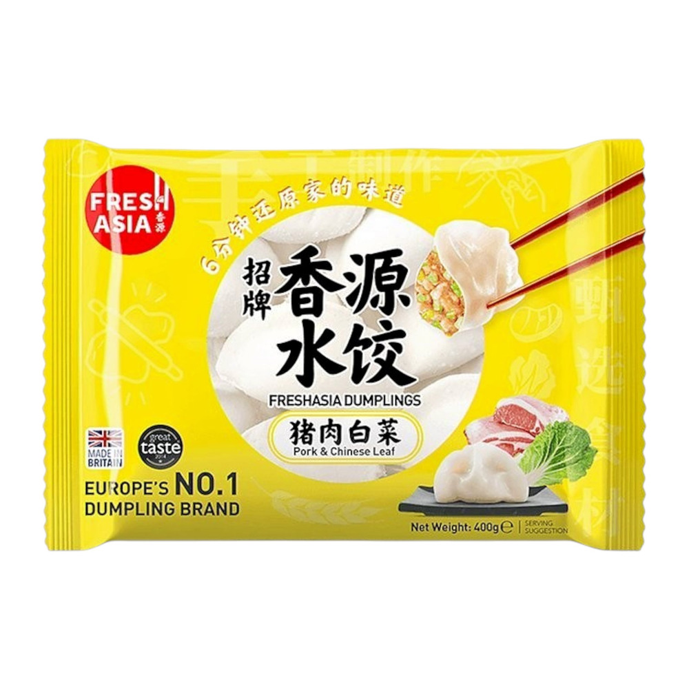 FRESHASIA Pork & Chinese Leaf Dumplings 400g