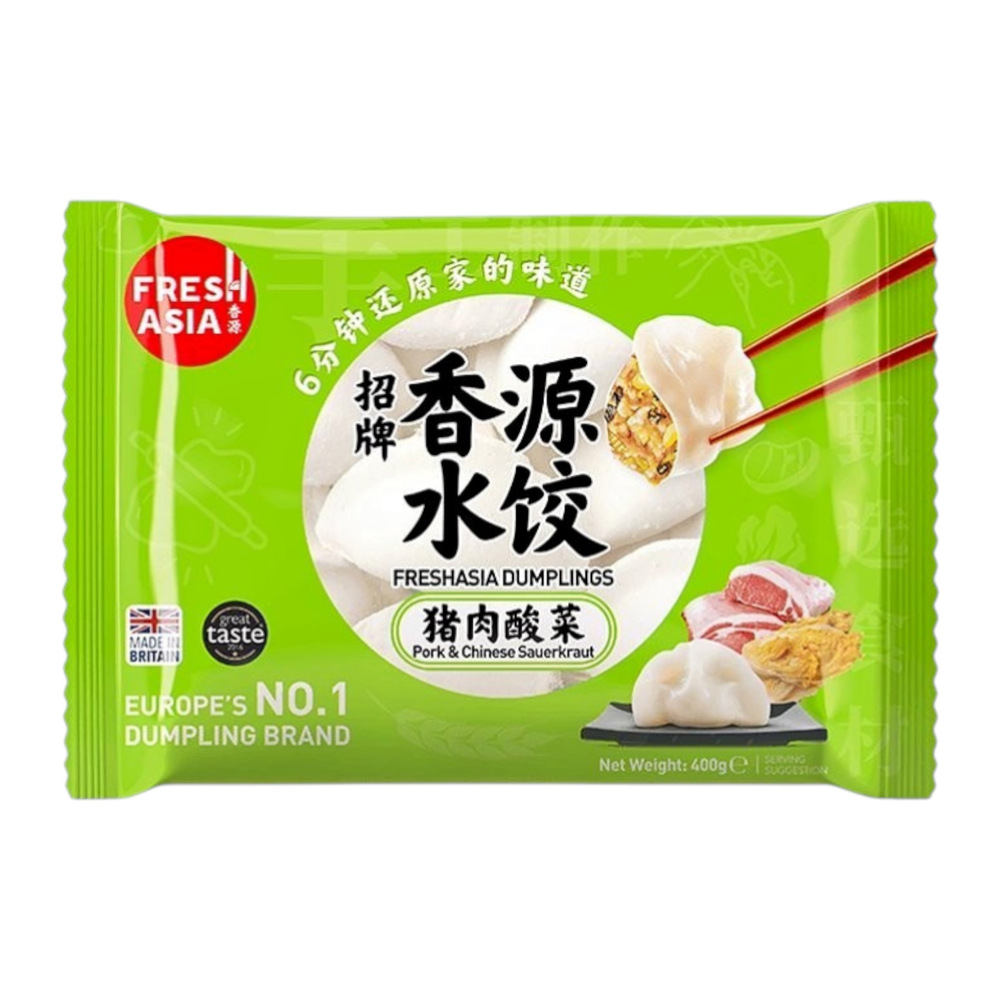 FRESHASIA Pork & Chinese Sauerkraut Dumplings 400g