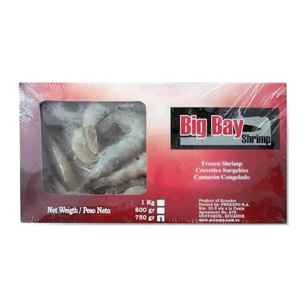 Big Bay Vannamei Shrimp 20/30 750g