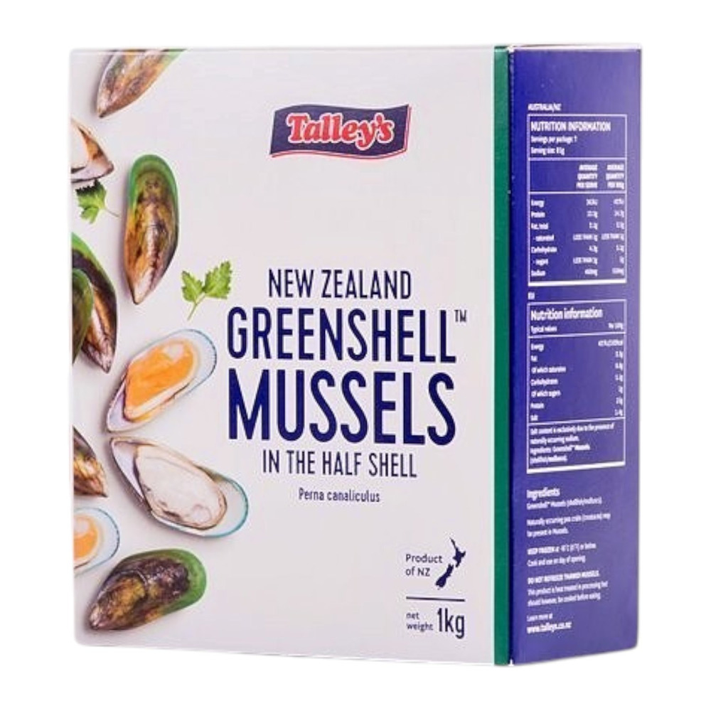 Talley's New Zealand Greenshell Mussels 1kg