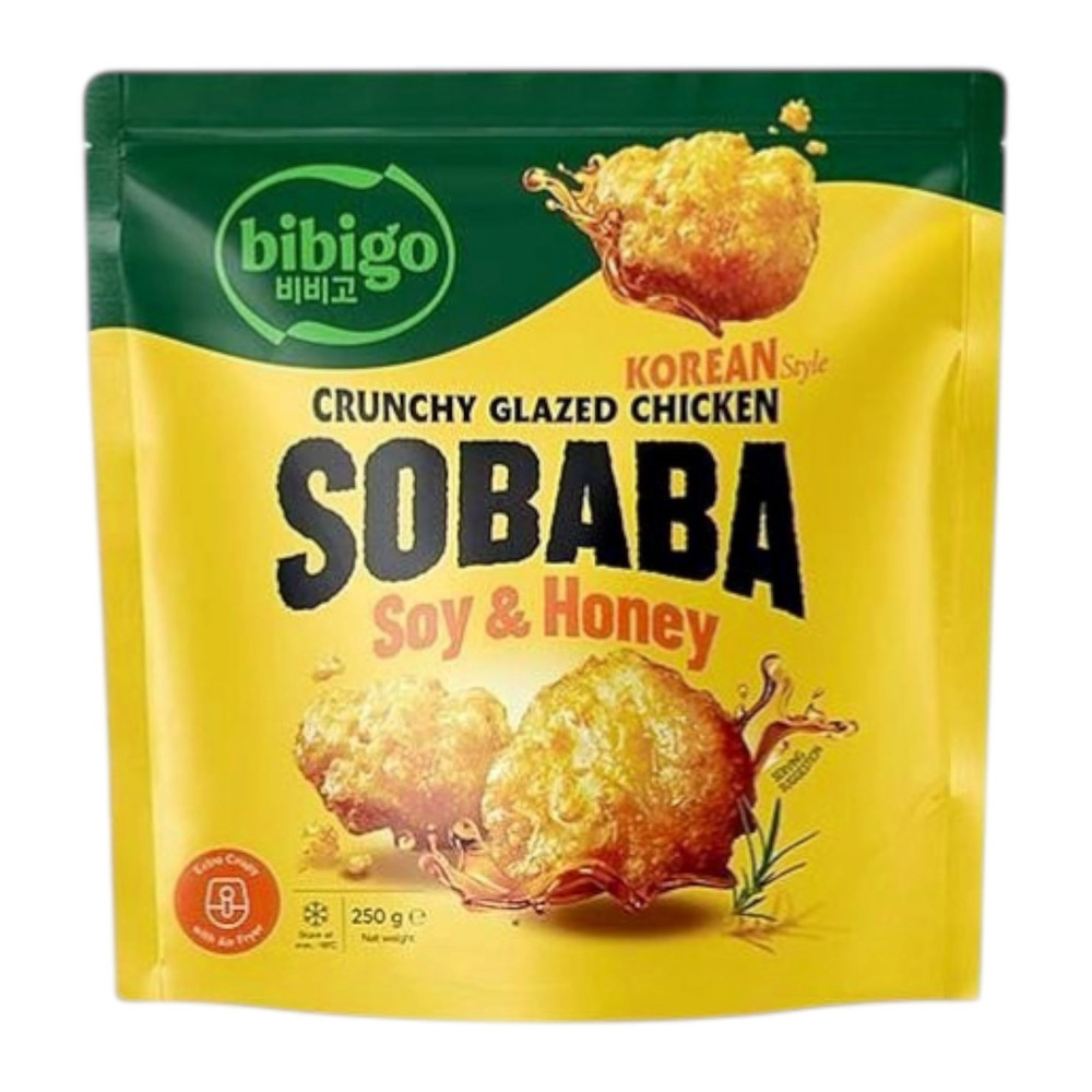 BIBIGO Fried Chicken Soy & Honey Sobaba 250g